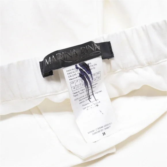 MARINA RINALDI Classic Cotton Pants - Picture 3 of 8